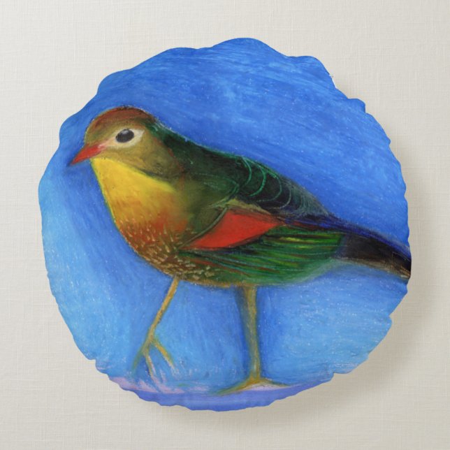 Näktergalet tänder 2012 rund kudde (Baksidan)