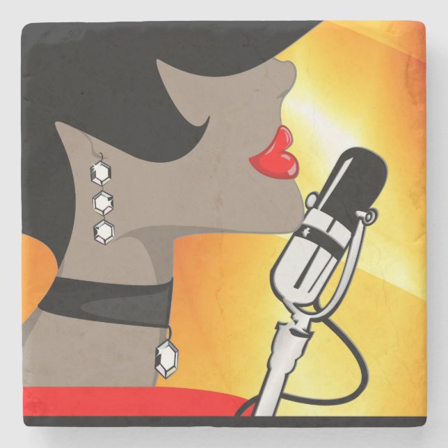 Näktergalmarmorunderlägg, Themed musik Stenunderlägg (Framsidan)