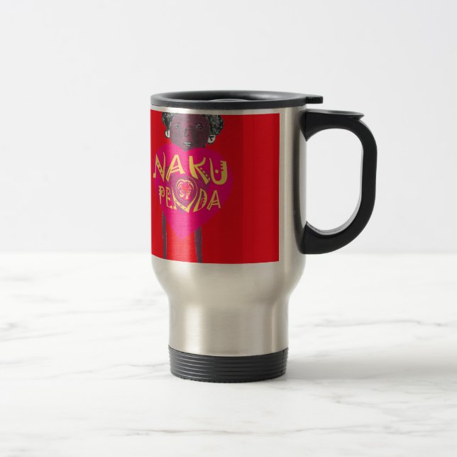Nakupenda Kärlek Art - Swahili Heart Design Resemugg (Höger)