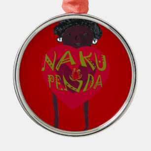Nakupenda Sana Art Print Swahili Design Julgransprydnad Metall