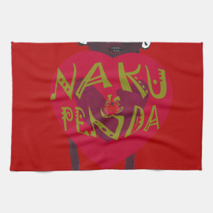 Nakupenda Sana Art Print Swahili Design Kökshandduk