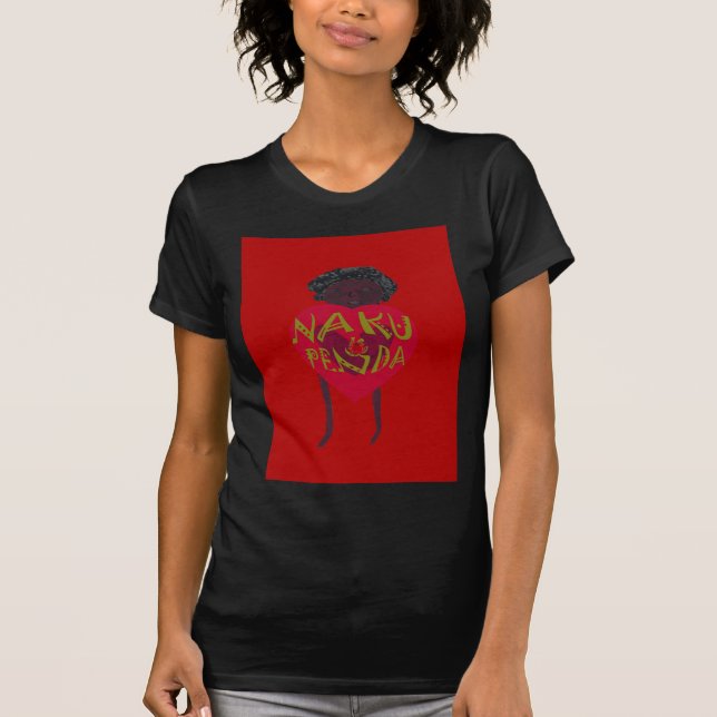 Nakupenda Sana Art Print Swahili Design T Shirt (Framsida)