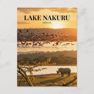 Nakurusjön, Nakuru, Rift Valley Vykort
