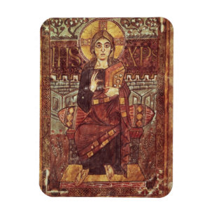 NAL 1203 fol.3 Kristus i Majestät, från Godesca Magnet