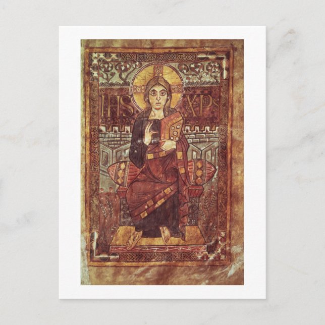 NAL 1203 fol.3 Kristus i Majestät, från Godesca Vykort (Framsida)