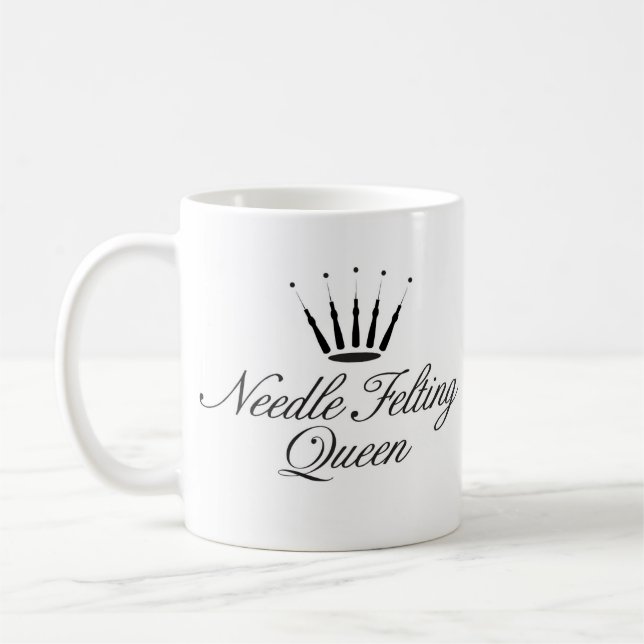 Nål Felting Queen Mugg (Vänster)