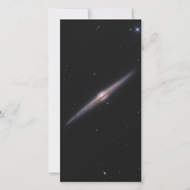 Nål Galaxy NGC 4565 kant-on spiral galaxy (Framsida)