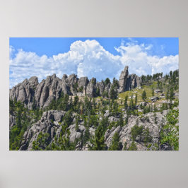Nål Highway, Black Backe, South Dakota Poster