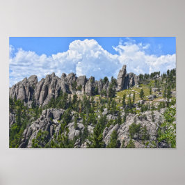 Nål Highway, Black Backe, South Dakota Poster