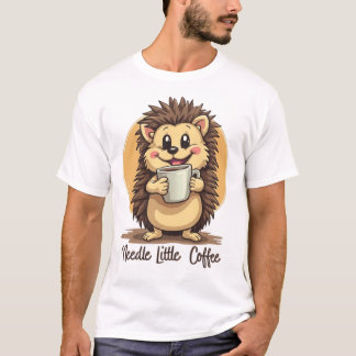 Nål Little Coffee - Sassy Hedgehog Mugg Tee