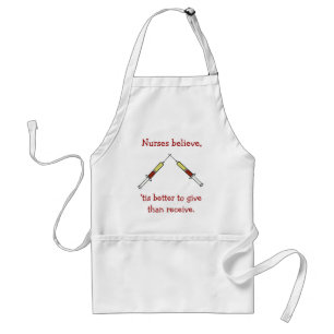 Nål och sjuksköterskor Apron Förkläde
