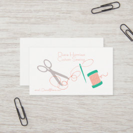 Nål- och trådvisitkort visitkort