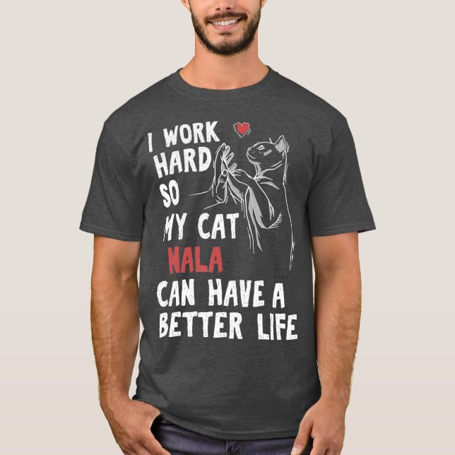 Nala Cat Lover Kattdjur Owner Gift T Shirt (Framsida)