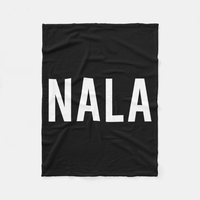 Nala - Cool New Funny Name Fan Gift Tee  Fleecefilt (Framsidan)
