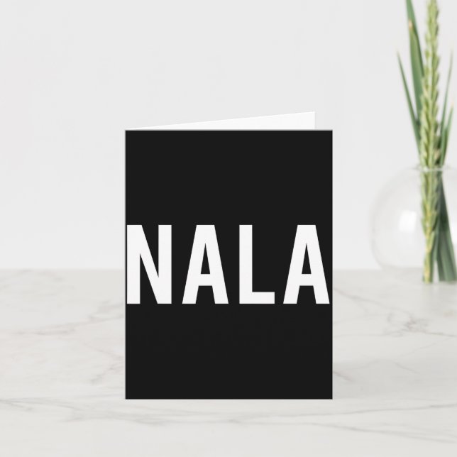 Nala - Cool New Funny Name Fan Gift Tee  Kort (Framsida)
