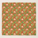 Nalani Hawaiian Tropical Garden Coral<br><div class="desc">Levande korall med handflatan och kalkgreens kolorway. Vackra tropiska löv och blommor är målade med en regnbåge av vattenfärger. Denna design påminner om Aloha Shirt-utskrifterna från 40- och 50-talen. Den här designen levereras i flera unika färgbanor.</div>