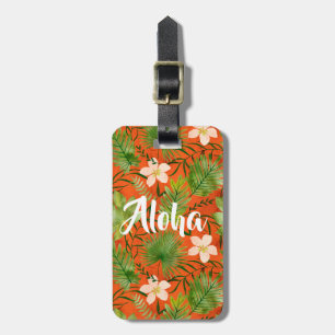 Nalani Hawaiian Tropical Garden Coral Bagagebricka