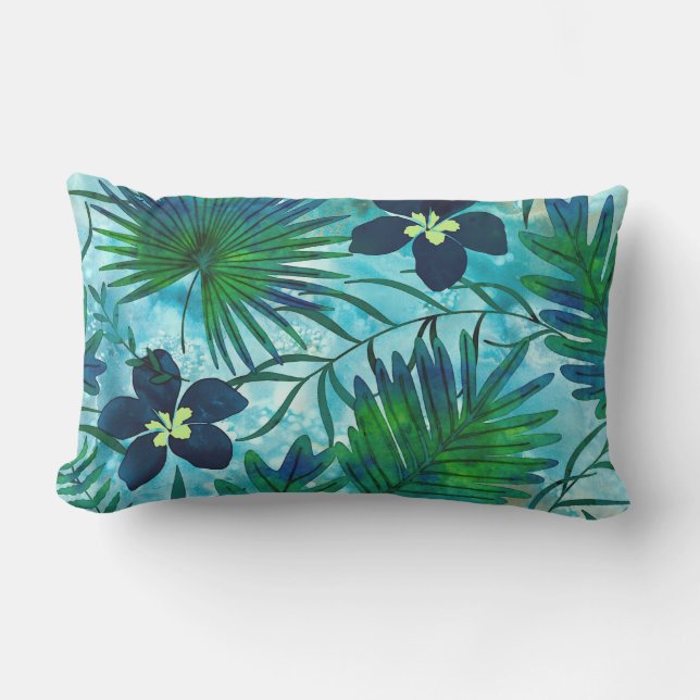 Nalani Hawaiian Tropical Garden Reversible Lumbarkudde (Framsida)