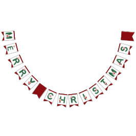 Nålar för god julSanta gräs - Buntingflaggor Vimplar