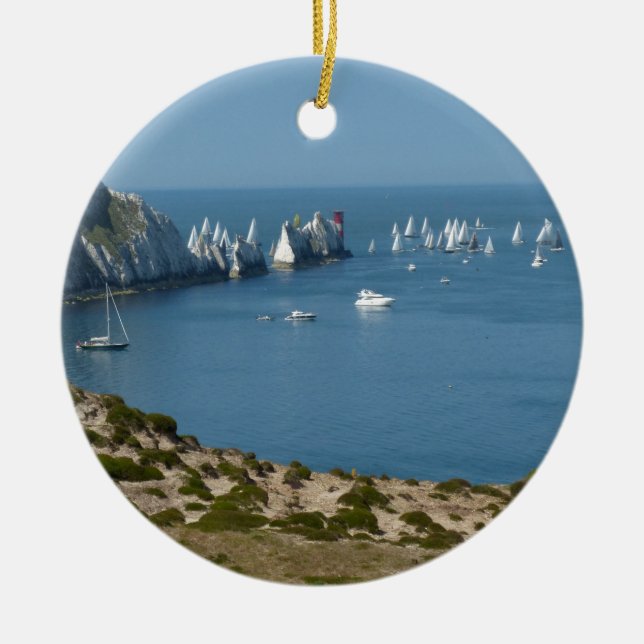 Nålar Julgransprydnad Keramik (Framsidan)