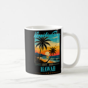 Nali Bay Hawaii Solnedgång Strand Sommar 2026 Kaffemugg