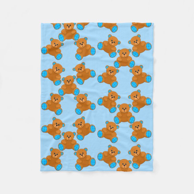 Nallar Baby Blanket Fleecefilt (Framsidan)