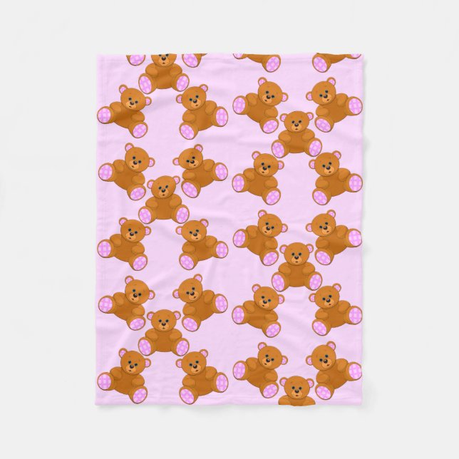 Nallar Baby Blanket Fleecefilt (Framsidan)