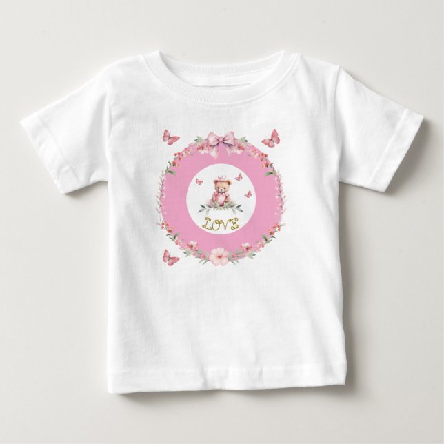 Nallar & Butterflies T-Shirt (Framsida)