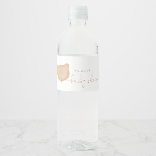 Nallar etiketter för Vattenflaska (Framsida)