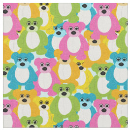 Nallar i Rainbow Färg Childrens och Baby Tyg