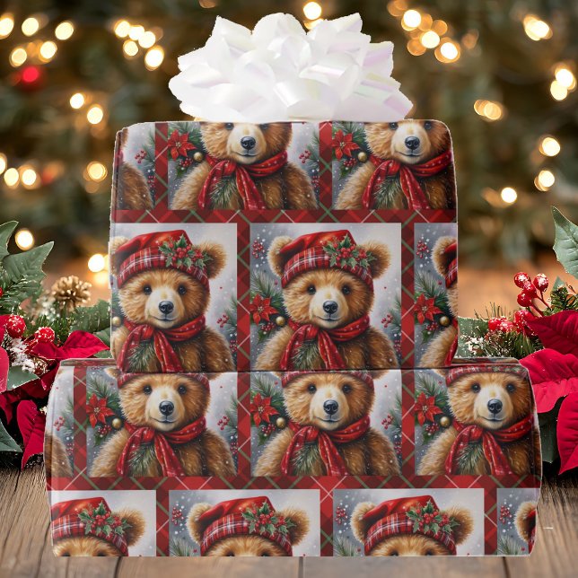 Nallar om julklapp presentpapper (Skapare uppladdad)