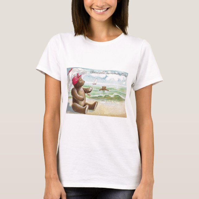 Nallar på kusten tee shirt (Framsida)