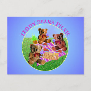 Nallar Picnic Vykort