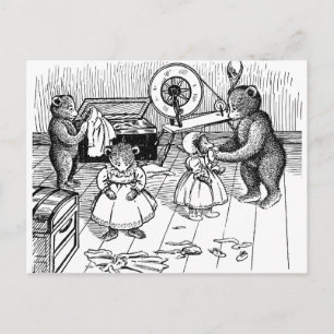 nallar prova kläder vykort