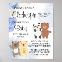 Nallar säger inte att Baby spelduschar signerar