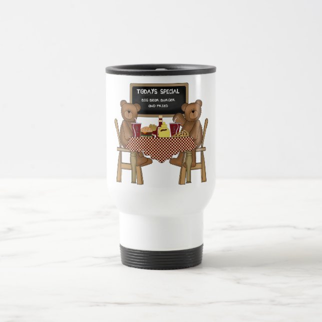 Nallar ut till lunch resemugg (Center)