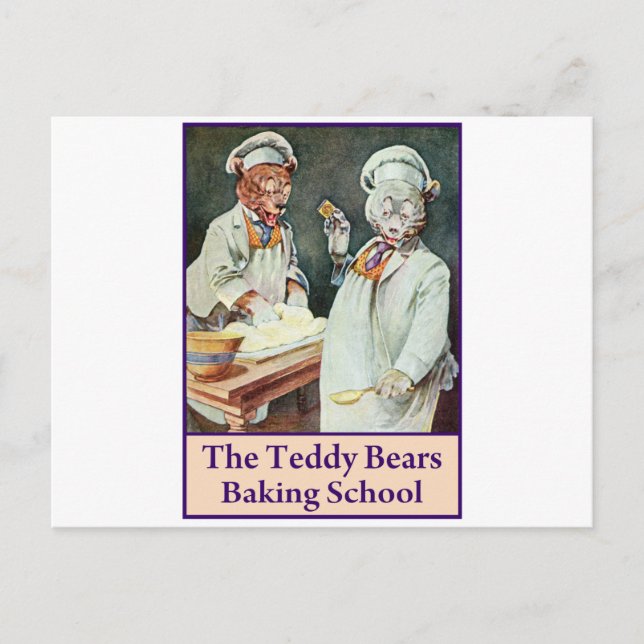 Nallarna Baking School Vykort (Framsida)