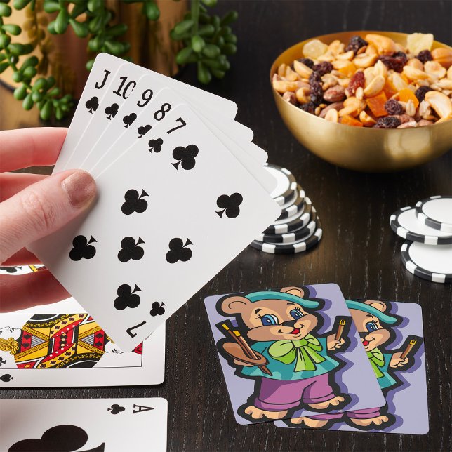 Nalle Artist Casinokort (Skapare uppladdad)