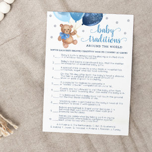 Nalle av Baby Traditions Game Baby Shower Inbjudningar
