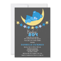 Nalle av den blå pojken på Måne babyskåda