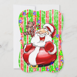 Nalle av platta hälsningskort för god jul kort