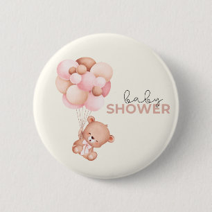 Nalle Baby Baby Shower Knapp