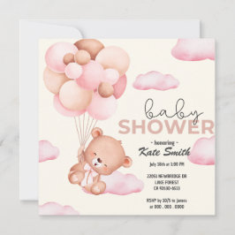 Nalle Baby Baby Shower Meddelande