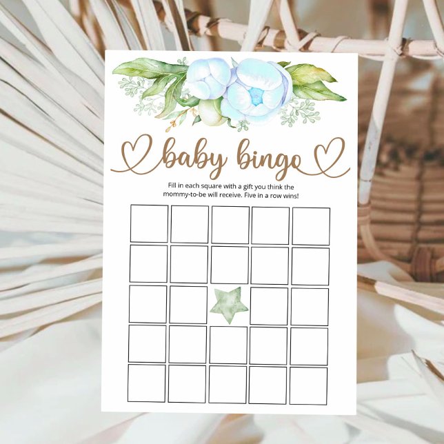 Nalle Baby Bear Baby Shower Bingo Game (Skapare uppladdad)