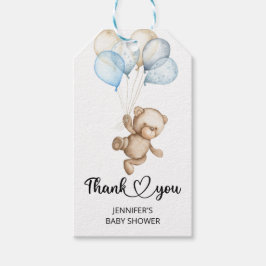 Nalle Baby Bear Baby Shower Gift-Märkre Presentetikett