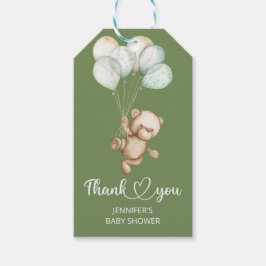 Nalle Baby Bear Baby Shower Gift-Märkre Presentetikett