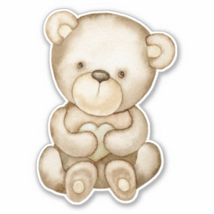 Nalle Baby Bear Cute Animal Sticker Klistermärken