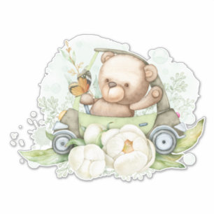 Nalle Baby Bear Cute Animal Sticker Klistermärken