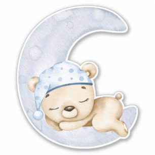 Nalle Baby Bear Cute Animal Sticker Klistermärken