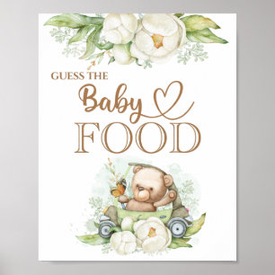 Nalle Baby Bear ’Gissa Baby Food’ Poster